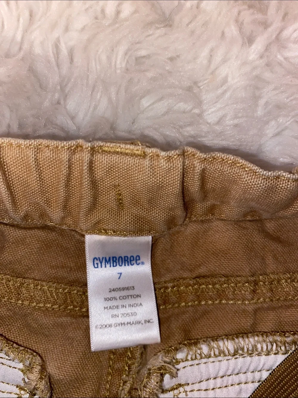 Gymboree Beige Boys Cargo Pants